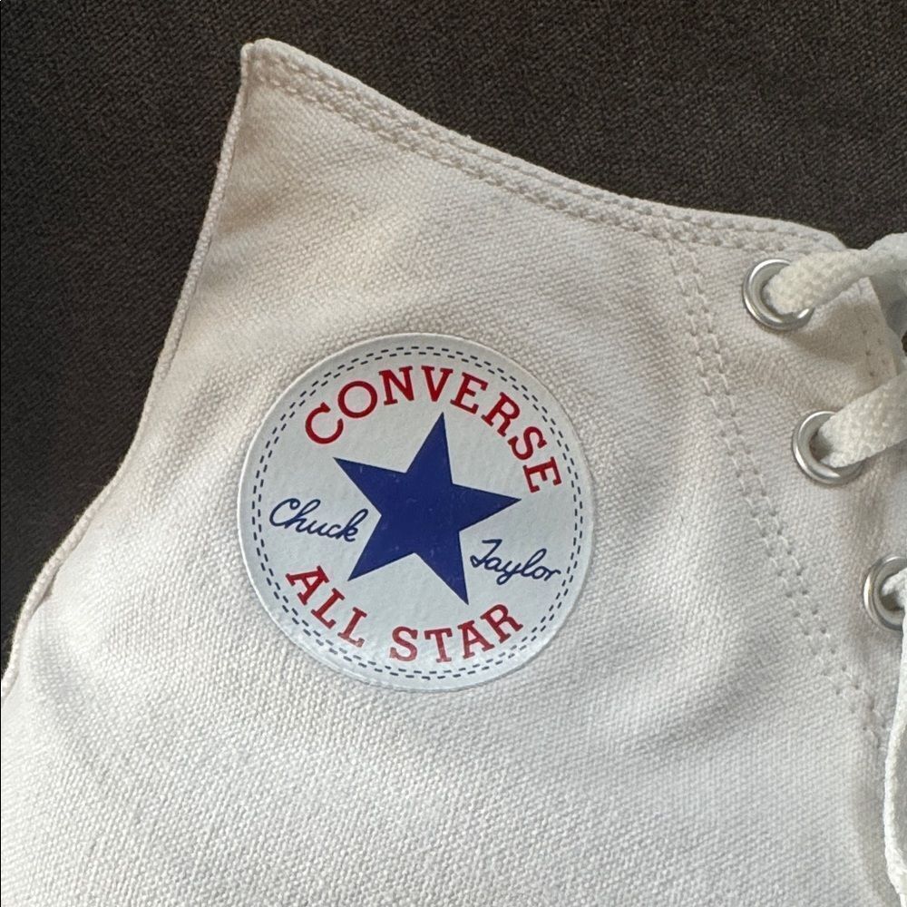 Men’s Converse Chuck Taylor All Stars White High Top Shoes Size 11.5 NEW Unisex - Picture 5 of 10